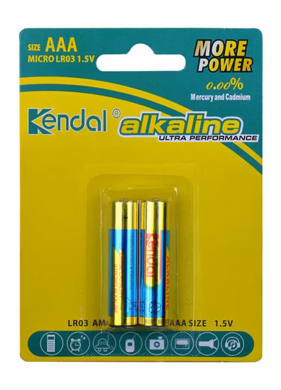Piles alcalines AAA 1,5 V adaptées aux jouets, télécommande, souris, horloge électronique
