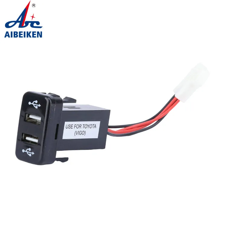 Accessoires de téléphone portable, vente en gros, chargeur de batterie de voiture, double Port USB, chargeur de voiture avec Terminal